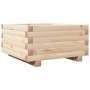 Jardinera de madera maciza de pino 50x50x26,5 cm de , Maceteros y jardineras - Ref: Foro24-847293, Precio: 53,71 €, Descuento: %