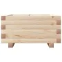 Jardinera de madera maciza de pino 50x50x26,5 cm de , Maceteros y jardineras - Ref: Foro24-847293, Precio: 53,71 €, Descuento: %