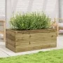 Jardinera madera de pino impregnada 110x60x45,5 cm de , Maceteros y jardineras - Ref: Foro24-847287, Precio: 166,51 €, Descue...