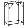 Mesa consola superficie vidrio transparente acero 60x35x81 cm de , Mesas consola - Ref: Foro24-846016, Precio: 36,81 €, Descu...
