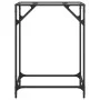 Mesa consola superficie vidrio transparente acero 60x35x81 cm de , Mesas consola - Ref: Foro24-846016, Precio: 36,81 €, Descu...