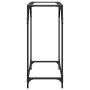 Mesa consola superficie vidrio transparente acero 60x35x81 cm de , Mesas consola - Ref: Foro24-846016, Precio: 36,81 €, Descu...