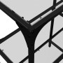 Mesa consola superficie vidrio transparente acero 98x30x81 cm de , Mesas consola - Ref: Foro24-846028, Precio: 68,20 €, Descu...