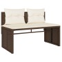 Set de sofás de jardín 4 pzas y cojines ratán sintético marrón de , Conjuntos de jardín - Ref: Foro24-4003879, Precio: 286,50...