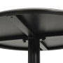 Mesa de jardín redonda acero negro Ø50x72 cm de , Mesas de jardín - Ref: Foro24-4009308, Precio: 92,42 €, Descuento: %
