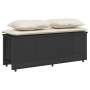Set comedor de jardín 3 pzas con cojines ratán sintético negro de , Conjuntos de jardín - Ref: Foro24-4003902, Precio: 239,35...