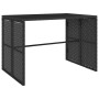Set comedor de jardín 3 pzas con cojines ratán sintético negro de , Conjuntos de jardín - Ref: Foro24-4003902, Precio: 239,35...