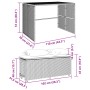 Set comedor de jardín 3 pzas con cojines ratán sintético negro de , Conjuntos de jardín - Ref: Foro24-4003902, Precio: 239,35...