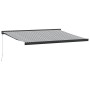 Toldo retráctil aluminio y tela gris antracita y blanco 4x3 m de , Toldos - Ref: Foro24-3216130, Precio: 527,02 €, Descuento: %