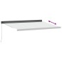 Toldo retráctil aluminio y tela gris antracita y blanco 4x3 m de , Toldos - Ref: Foro24-3216130, Precio: 527,02 €, Descuento: %