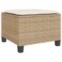 Sillas y mesita de jardín 3 piezas ratán sintético cojín beige de , Conjuntos de jardín - Ref: Foro24-4003900, Precio: 237,84...