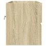 Armario lavabo madera de ingeniería roble Sonoma 80x38,5x45 cm de , Muebles de baño - Ref: Foro24-849637, Precio: 58,19 €, De...