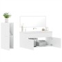 Juego de muebles de baño 3 pzas madera contrachapada blanco de , Muebles de baño - Ref: Foro24-3308531, Precio: 116,18 €, Des...
