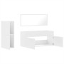 Juego de muebles de baño 3 pzas madera contrachapada blanco de , Muebles de baño - Ref: Foro24-3308531, Precio: 116,18 €, Des...