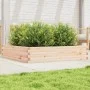 Jardinera de madera maciza de pino 110x110x23 cm de , Maceteros y jardineras - Ref: Foro24-847213, Precio: 104,65 €, Descuent...