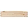 Jardinera de madera maciza de pino 110x110x23 cm de , Maceteros y jardineras - Ref: Foro24-847213, Precio: 104,65 €, Descuent...