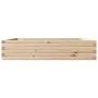 Jardinera de madera maciza de pino 110x110x23 cm de , Maceteros y jardineras - Ref: Foro24-847213, Precio: 104,65 €, Descuent...