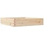 Jardinera de madera maciza de pino 110x110x23 cm de , Maceteros y jardineras - Ref: Foro24-847213, Precio: 104,65 €, Descuent...