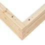 Jardinera de madera maciza de pino 110x110x23 cm de , Maceteros y jardineras - Ref: Foro24-847213, Precio: 104,65 €, Descuent...