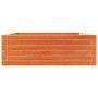 Jardinera de madera maciza pino marrón cera 70x70x23 cm de , Maceteros y jardineras - Ref: Foro24-847195, Precio: 69,54 €, De...