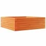 Jardinera de madera maciza pino marrón cera 70x70x23 cm de , Maceteros y jardineras - Ref: Foro24-847195, Precio: 68,82 €, De...