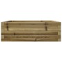 Jardinera de madera de pino impregnada 70x70x23 cm de , Maceteros y jardineras - Ref: Foro24-847197, Precio: 76,99 €, Descuen...