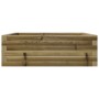 Jardinera de madera de pino impregnada 70x70x23 cm de , Maceteros y jardineras - Ref: Foro24-847197, Precio: 76,99 €, Descuen...