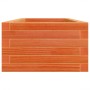 Jardinera de madera maciza de pino marrón cera 110x40x23 cm de , Maceteros y jardineras - Ref: Foro24-847230, Precio: 74,68 €...