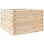 Jardinera de madera maciza de pino 70x70x45,5 cm de , Maceteros y jardineras - Ref: Foro24-847253, Precio: 105,71 €, Descuent...