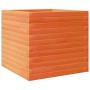 Jardinera madera maciza de pino marrón cera 50x50x45,5 cm de , Maceteros y jardineras - Ref: Foro24-847245, Precio: 95,20 €, ...