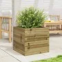 Jardinera de madera de pino impregnada 50x50x45,5 cm de , Maceteros y jardineras - Ref: Foro24-847247, Precio: 85,09 €, Descu...