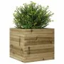 Jardinera de madera de pino impregnada 50x50x45,5 cm de , Maceteros y jardineras - Ref: Foro24-847247, Precio: 85,09 €, Descu...