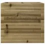 Jardinera de madera de pino impregnada 50x50x45,5 cm de , Maceteros y jardineras - Ref: Foro24-847247, Precio: 85,09 €, Descu...