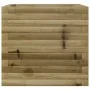 Jardinera de madera de pino impregnada 50x50x45,5 cm de , Maceteros y jardineras - Ref: Foro24-847247, Precio: 85,09 €, Descu...