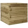 Jardinera de madera de pino impregnada 50x50x45,5 cm de , Maceteros y jardineras - Ref: Foro24-847247, Precio: 85,09 €, Descu...