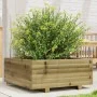 Jardinera de madera de pino impregnada 60x60x26,5 cm de , Maceteros y jardineras - Ref: Foro24-847302, Precio: 67,29 €, Descu...