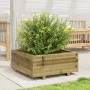 Jardinera de madera de pino impregnada 60x60x26,5 cm de , Maceteros y jardineras - Ref: Foro24-847302, Precio: 67,29 €, Descu...
