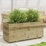 Jardinera madera de pino impregnada 110x40x49,5 cm de , Maceteros y jardineras - Ref: Foro24-847382, Precio: 137,70 €, Descue...