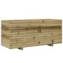 Jardinera madera de pino impregnada 110x40x49,5 cm de , Maceteros y jardineras - Ref: Foro24-847382, Precio: 174,34 €, Descue...