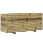 Jardinera madera de pino impregnada 110x40x49,5 cm de , Maceteros y jardineras - Ref: Foro24-847382, Precio: 137,70 €, Descue...