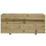 Jardinera madera de pino impregnada 110x40x49,5 cm de , Maceteros y jardineras - Ref: Foro24-847382, Precio: 137,70 €, Descue...
