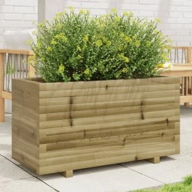 Jardinera madera de pino impregnada 90x40x49,5 cm de , Maceteros y jardineras - Ref: Foro24-847377, Precio: 121,19 €, Descuen...