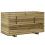 Jardinera madera de pino impregnada 90x40x49,5 cm de , Maceteros y jardineras - Ref: Foro24-847377, Precio: 122,52 €, Descuen...