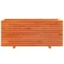 Jardinera madera maciza de pino marrón cera 110x40x49,5 cm de , Maceteros y jardineras - Ref: Foro24-847380, Precio: 137,14 €...