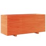 Jardinera madera maciza de pino marrón cera 110x40x49,5 cm de , Maceteros y jardineras - Ref: Foro24-847380, Precio: 153,94 €...