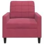 Samt-Rotwein-Sessel, 60 cm von , Sofas - Ref: Foro24-4007608, Preis: 156,72 €, Rabatt: %