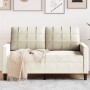 Sofá de 2 plazas terciopelo color crema 120 cm de , Sofás - Ref: Foro24-4007622, Precio: 241,67 €, Descuento: %