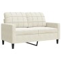 Sofá de 2 plazas terciopelo color crema 120 cm de , Sofás - Ref: Foro24-4007622, Precio: 241,67 €, Descuento: %