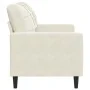 Sofá de 2 plazas terciopelo color crema 120 cm de , Sofás - Ref: Foro24-4007622, Precio: 232,82 €, Descuento: %