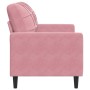 Sofá de 2 plazas terciopelo rosa 120 cm de , Sofás - Ref: Foro24-4007617, Precio: 238,60 €, Descuento: %